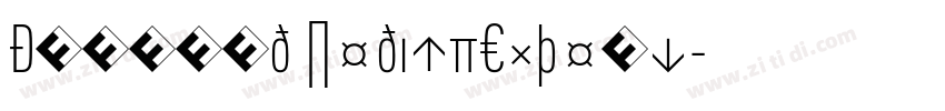 DINCond MediumExpert字体转换